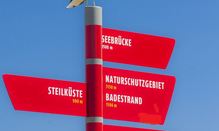 Beschilderung Marina Heiligenhafen