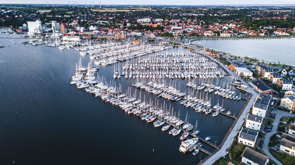 Luftaufnahmen der Marina Heiligenhafen - News Marina Heiligenhafen